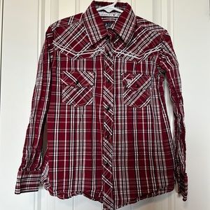 Boys snap down western shirt